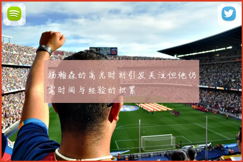 杨瀚森的高光时刻引发关注但他仍需时间与经验的积累