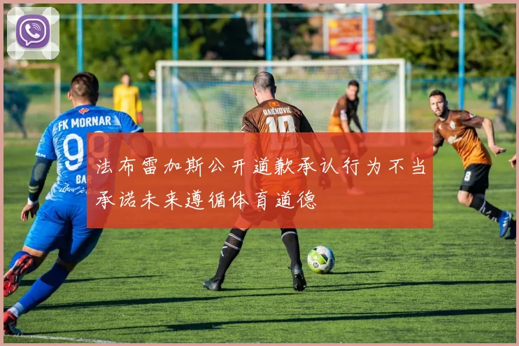 法布雷加斯公开道歉承认行为不当承诺未来遵循体育道德